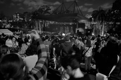 brisbane river stage bw